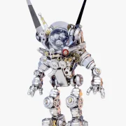 Vooraanzicht astronaut