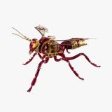 Zijaanzicht rode hommel