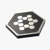 Isometrisch aanzicht display standaard