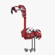 Isometrisch aanzicht flamingo