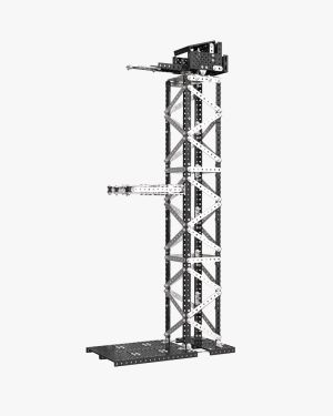 Raket Met Lanceerplatform