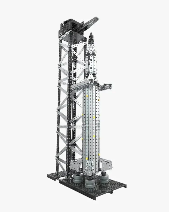 Raket Met Lanceerplatform