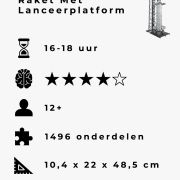 Raket Met Lanceerplatform