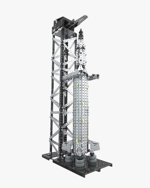 Raket Met Lanceerplatform