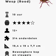 Wesp (Rood) productdetails