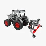 Achteraanzicht zaaimachine