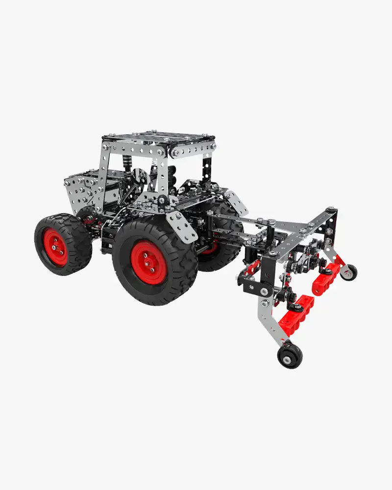 Achteraanzicht zaaimachine