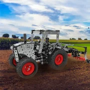 Zaaimachine op een veld