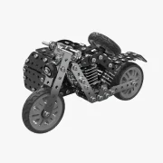Isometrisch aanzicht zijspanmotor