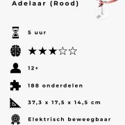 Adelaar Vleugels (Rood)