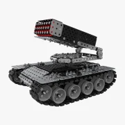 Isometrisch aanzicht bazooka tank