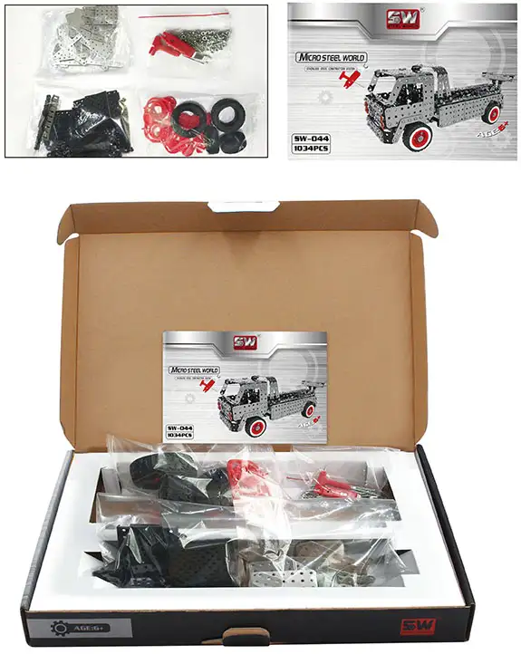 Inhoud verpakking bergingswagen