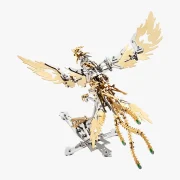 Bovenaanzicht gouden feniks