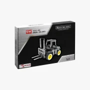 Verpakking heftruck met gele velgen