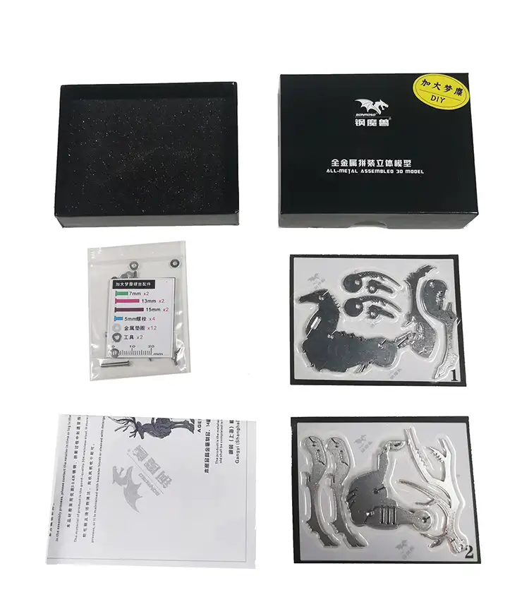 Inhoud verpakking hertenpaar