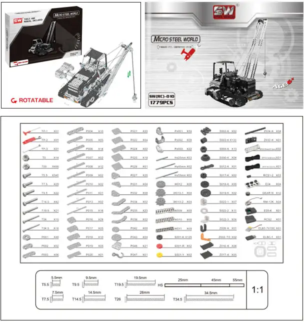 Schematisch overzicht van onderdelen hijskraanwagen