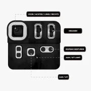 Afstandsbediening kiepwagenmet knopaanduidingen