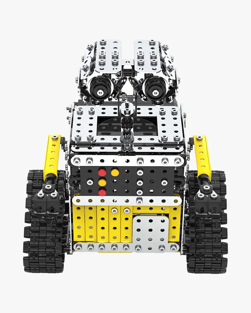 Vooraanzicht opruimrobot