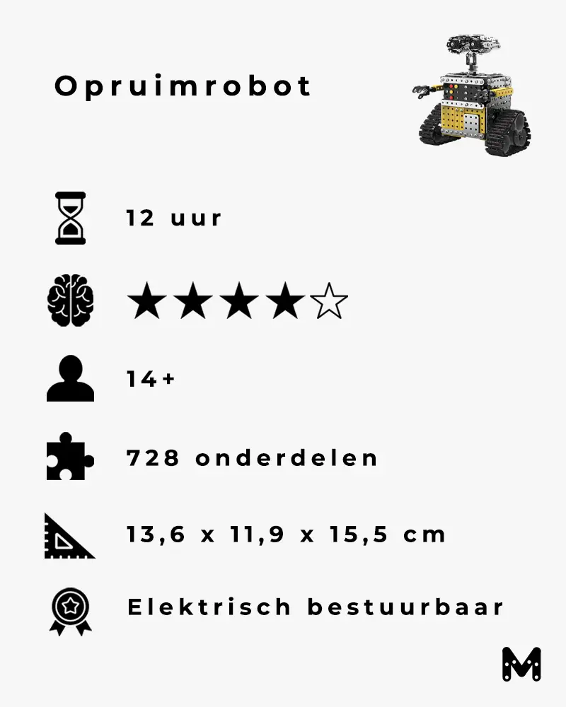 Opruimrobot productdetails