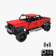 Pickup truck isometrisch aanzicht met afstandsbediening