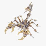 Bovenaanzicht gouden schorpieon