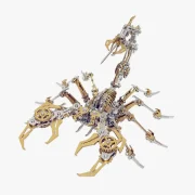 Bovenaanzicht gouden schorpieon