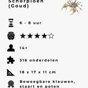 Schorpioen (Goud) productdetails