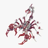 Bovenaanzicht rode schorpioen