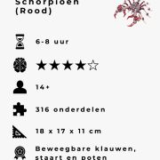 Schorpioen (Rood) productdetails
