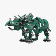 Zijaanzicht styracosaurus