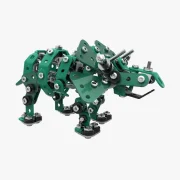 Zijaanzicht styracosaurus