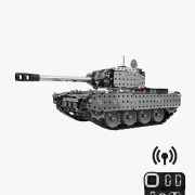 Tank isometrisch aanzicht met afstandsbediening