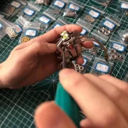 Hoofd van de apenkoning in de maak