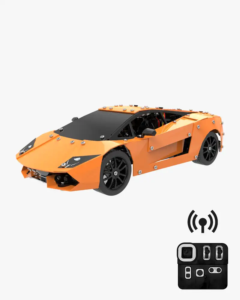 Oranje Lamborghini met afstandsbediening