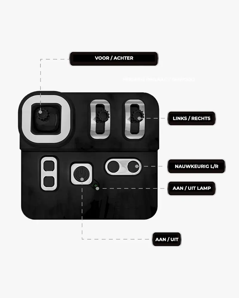 Afstandsbediening elementen oranje Lamborghini