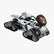 Achteraanzicht off-road terreinwagen