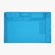 Bovenaanzicht magnetische werkmat