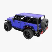 Achteraanzicht Jeep Terreinwagen