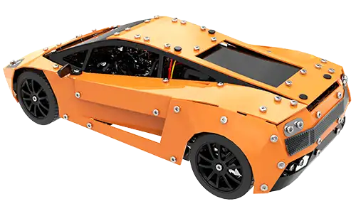 Achteraanzicht Lamborghini