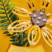 Detailaanzicht Zonnebloem Schilderij Pop-up