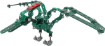 Ptero.webp Vooraanzicht van de groene Pterosaurus